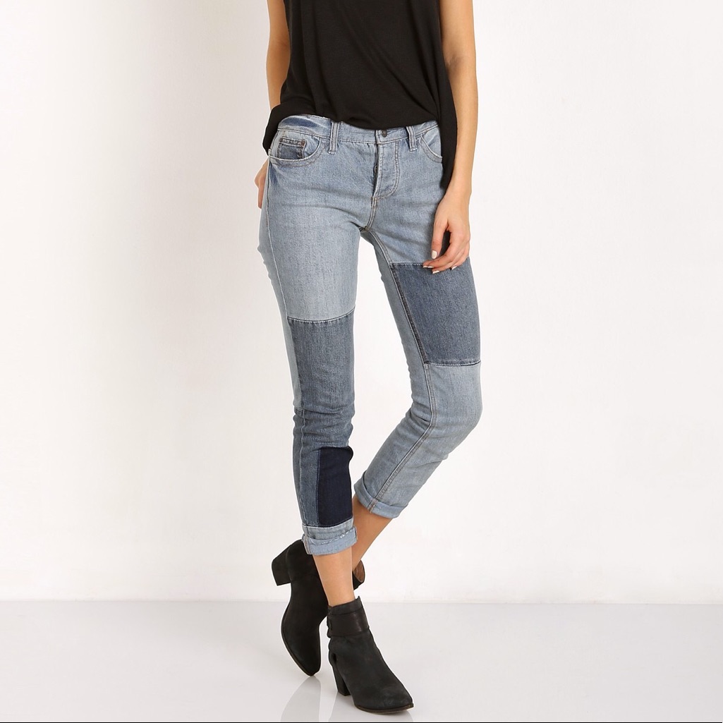 Free People Jax Patch Jeans